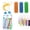 Orange,Blue,Green_New#2110, variant on Ice Stick Trays for Water Bottles with Lids, 3 Pack Silicone Long Ice Cube Molds, Easy Release Narrow Ice Trays for Sports Bottles, Kids Drinks and Cocktails