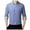 Sky Blue, variant on XDZJLR Mens Shirts Fashion Casual Simplicity Korean Slim Striped Lapel Long Sleeve Tops
