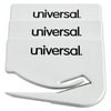 "Letter Slitter Hand Letter Opener w/Concealed Blade, 2 1/2"", White, 3/Pack, Sold as 1 Package, 3 Each per Package"