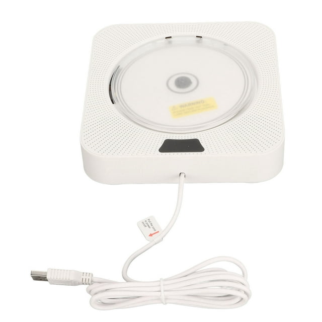 CD Music Player, Multifunctional Port 5.0 Pull Wire Switch Real Time Connection Wall CD Player with Remote Control for Learning US Plug,EU Plug,UK Plug