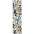 thumbnail image 6 of SAFAVIEH Veranda Earleen Floral Indoor/Outdoor Area Rug, 6'7" x 9'6", Cream/Aqua, 6 of 10