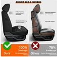 thumbnail image 4 of AOMSAZTO Car Seat Cover for Chevrolet Silverado 1500-2014 2015 2016 2017 2018 Full Set Custom Seat Covers Black, 4 of 5