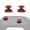 Carmine Red, variant on eXtremeRate Replacement 3D Joystick for Nintendo Switch 2 Pro Controller, Left Right Analog Stick Thumbsticks with Screwdriver Tools, Multi-Colors Options - Clear Altomic Purple