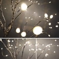 thumbnail image 5 of Amerteer DIY Led Desk Tree Lamp, Desk Table Decor 108 Pearl LED Lights for Home,Bedroom, Indoor,Wedding Party,Decoration Touch Switch Battery Powered or USB Adapter, 5 of 9