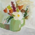 thumbnail image 2 of Munger, Pamela 20x20 Gold Ornate Wood Framed with Double Matting Museum Art Print Titled - Spring in a Green Pitcher, 2 of 4