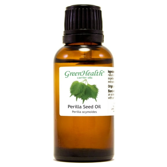 Perilla Seed Carrier Oil - 1 fl oz - Amber Glass Bottle w/ Euro Dropper