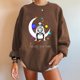 thumbnail image 4 of Sudadera Para Mujer Sudaderas de Otoño Estampado de Calavera Suelto Cuello Redondo Manga Larga Sudadera de Gran Tamaño de Lana Odeerbi ODB171604, 4 of 9