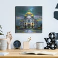 thumbnail image 6 of Luxe Metal Art 'Saint Petersburg Russia Naval cathedral of Saint Nicholas in Kronstadt' by Pedro Gavidia, Metal Wall Art, 12"x12", 6 of 9