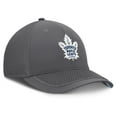 thumbnail image 3 of Men's Fanatics Gray Toronto Maple Leafs Clincher Team Stripes Flex Hat, 3 of 5