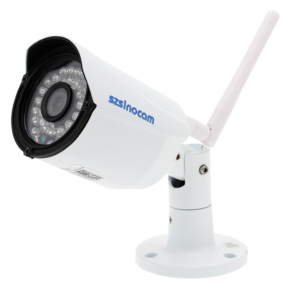 Waterproof Wireless P2P Wifi IP Camera 1/4" CMOS 1.0 Megapixel 720P Plug&Play ONVIF H.264 36 LED