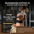 thumbnail image 3 of MUSHROOM  COFFEE  with COLLAGEN – Instant Coffee with 10 Superfood Adaptogen Mushrooms (Chaga, Lion’s Mane, Cordyceps, Turkey Tail, Maitake, Shiitake & More) –  180 g, 3 of 6