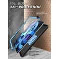 thumbnail image 3 of SUPCASE for iPad Air 5th Generation / iPad Air 4th Generation Case with Pencil Holder (Unicorn Beetle Pro), [Built-in Screen Protector & Stand] Rugged Case for iPad Air 5/4 10.9 Inch -Metallic Blue, 3 of 3