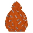 thumbnail image 7 of KALE Hoodies for Women Womens Football Sweatshirt Graphic Sweatshirts Fans Pullover Shirt With Pockets Y2K Tops Orange, 7 of 7