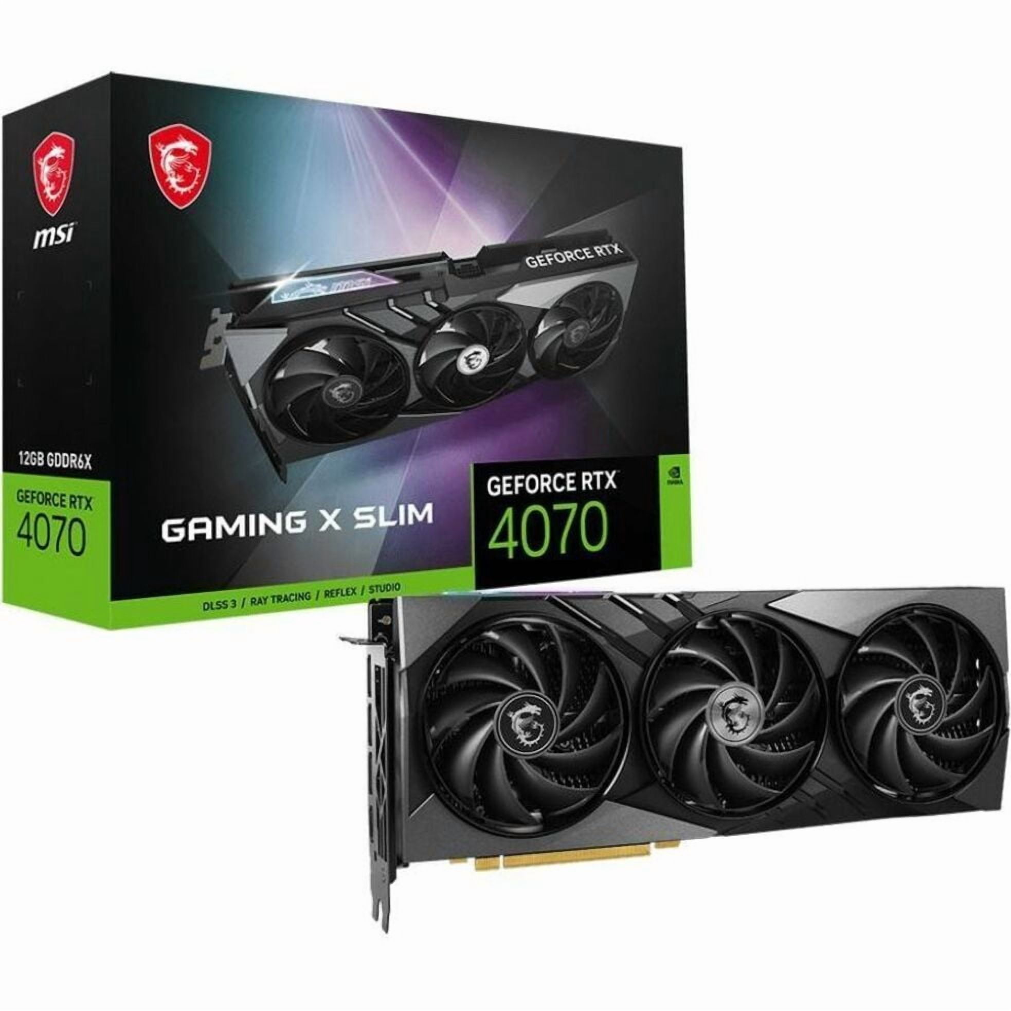新品 MSI GeForce RTX 4070 Gaming X Trio MSI GeForce RTX™ 4070 GAMING X TRIO 12G