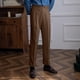 thumbnail image 1 of Pantalones largos de moda para hombre, estilo casual, con bolsillos y cremallera, cintura elástica, de poliéster., 1 of 7