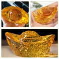 thumbnail image 2 of WHAMVOX  Ingot Feng Shui Decor Crystal Dragon Pattern Yuanbao Office, 2 of 8