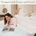 thumbnail image 3 of GONUES Electric Blanket 72"x 84" Full Size Soft Warm Flannel Fast Heating Blanket, 4 Fast Heating Levels & 10H Auto off-White, 3 of 6