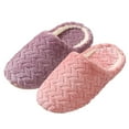 thumbnail image 5 of Leozcaa Women's Memory Foam Slippers Comfort Wool-Like Plush Fleece Lined House Shoes for Indoor Outdoor, 5 of 6
