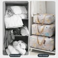 thumbnail image 4 of Medium-Size Thickened Quilt Storage Bag - Oversized Capacity Portable Clothing Moving Bags, Durable Fabric Storage Sacks for Quilts Clothes, Foldable Organizer Bags, 4 of 6