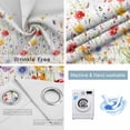 thumbnail image 4 of Spring Floral Blackout Curtains for Bedroom/Living Room, Thermal Insulated Kitchen Curtains, Botanical Colorful Summer Grommet Darkening Window Treatment Drapes 52"x63"x2, 4 of 8