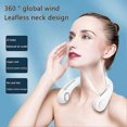 thumbnail image 3 of Mini Fan Neckband Bladeless Lazy Neck Hanging Cooler Usb Rechargeable Portable, 3 of 3