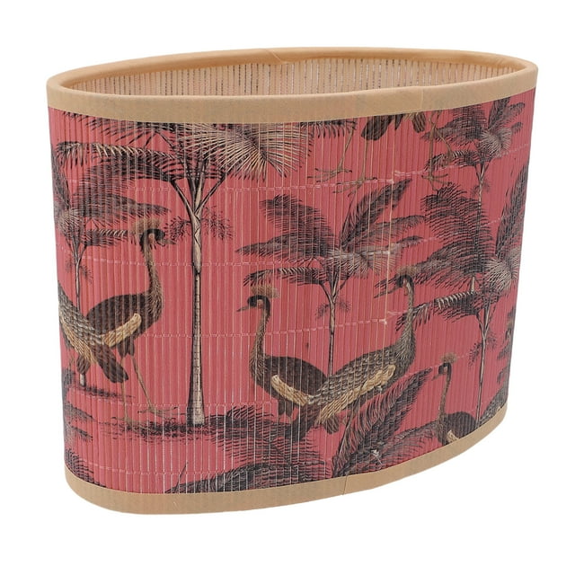 Pantalla De Tambor Tejida, Pantalla De Tambor Boho Versátil Impresa De Repuesto Para Lámpara De Araña
