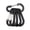 Black, variant on CEORPER 5Pcs Carabiner Hook for Outdoor Hiking, Gym, Small Carabiner for Leash Harness