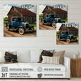 thumbnail image 4 of Designart 30S Ford Car In Barn II Canvas Wall Art, 4 of 5