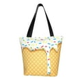 thumbnail image 2 of Kdxio White Ice Cream Women Reusable Grocery Bags Foldable Ripstop,Reusable Shopping Bags for Shopping,Gym,Gift, 2 of 7