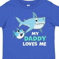 thumbnail image 4 of Inktastic My Daddy Loves Me with Cute Sharks Boys or Girls Toddler T-Shirt, 4 of 5