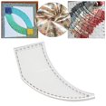 thumbnail image 4 of Curve Quilt Template Art Craft Sewing Accessory DIY Hand Patchwork 4x4inch, 4 of 8