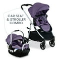 thumbnail image 2 of Britax Willow Grove SC Baby Travel System, Infant Car Seat and Stroller Combo with Base, Pindot Iris, 2 of 7