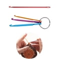 thumbnail image 1 of Agujas de tejer Macarena de aluminio de una sola punta 4 piezas, 1 of 8