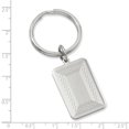thumbnail image 2 of Rhodium-plated Kelly Waters Patterned Border Key Ring GL8715, 2 of 2