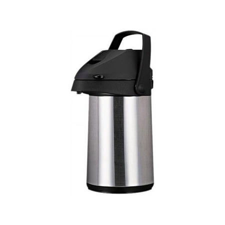 Coffee Pro CPAP22 Direct Brew/Serve Insulated Airpot with Carry Handle, 2.2 L, Stainless Steel