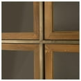 thumbnail image 3 of Mercana Pandora I Wood and Metal Glass Door Display Cabinet in Brown, 3 of 4