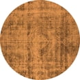 thumbnail image 1 of Ahgly Company Indoor Round Oriental Orange Industrial Area Rugs, 3' Round, 1 of 4