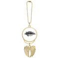thumbnail image 1 of Vienna Austria Landmark Ink City Car Keychain Angel Wing Pendant, 1 of 4