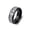 Black Silver, variant on Women Men Stainless Steel Ring Cross God Ring Engraved Bible Verse Lords Prayer 8mm Wide Rings Comfort Fit Silver Gold Size 9