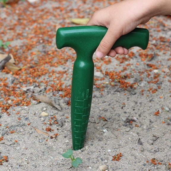 Ludlz Plastic Hole Puncher Gardening Flower Planting Weeding Digging Tool