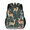 Black, variant on Adult Christmas Fawns Backpack, Casual Daypack with Adjustable Shoulder Straps, Deer Snowflakes Laptop Backpack for Work Travel Outdoor