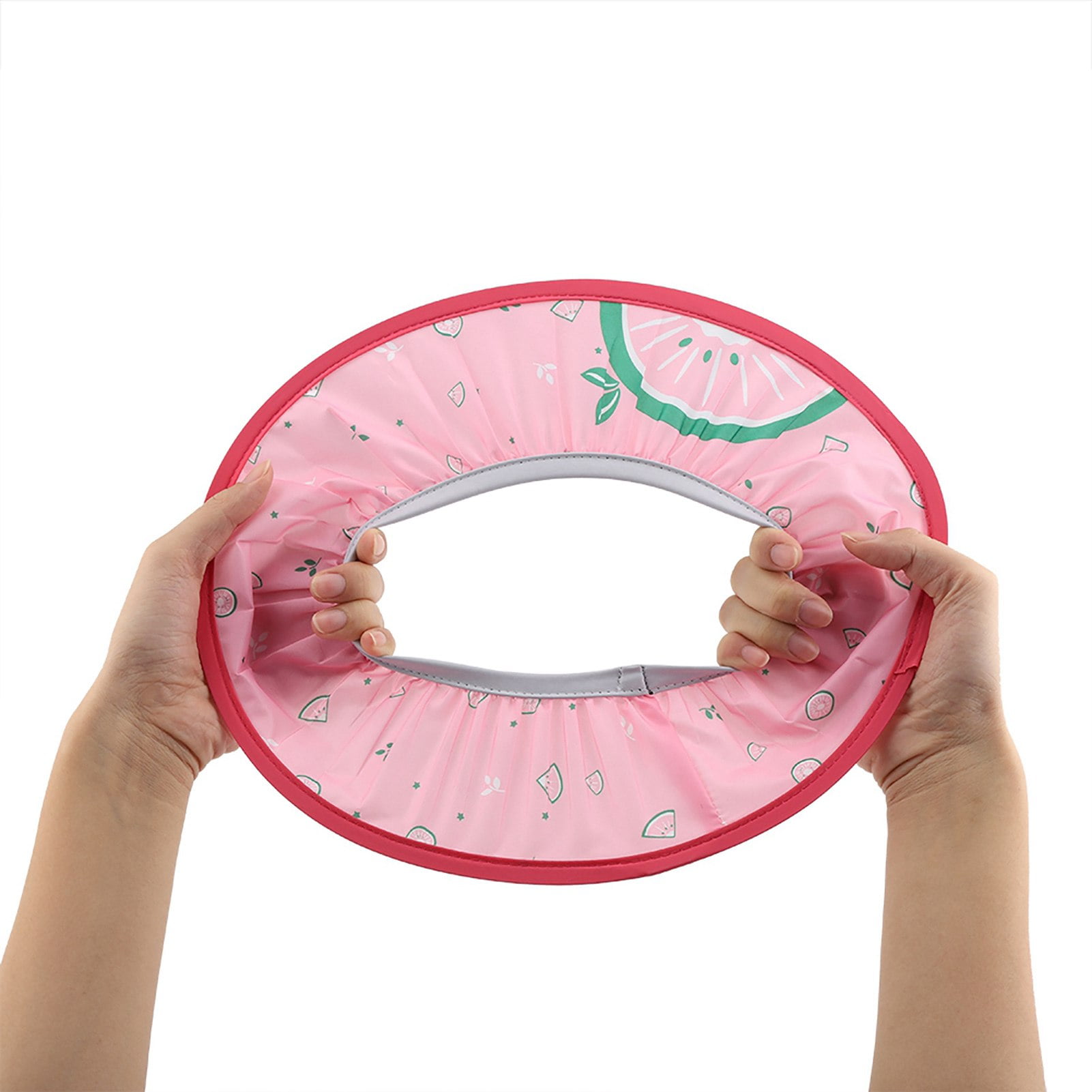 Waterproof Cloth Baby Shower Cap Elastic Kids Bathing Protection Hat, 11.2 inches / 28.5 cm