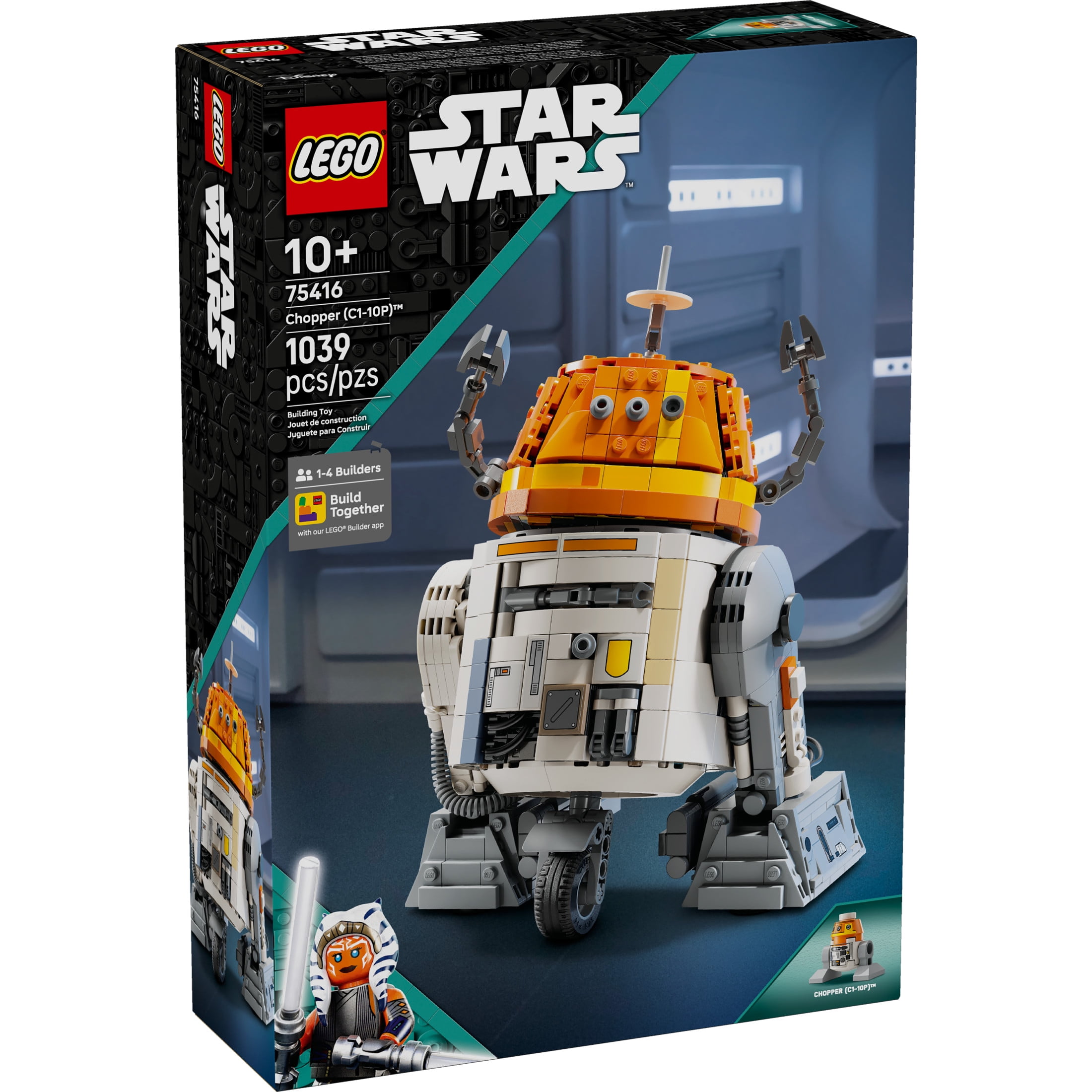LEGO Star Wars: Ahsoka Chopper (C1-10P) Astromech Droid Set - Building Toy For Kids, Ages 10+ - Makes a Cool Gift for Boys and Girls - Model Kit and Room Decor Idea For Sci-Fi Adventure Fans - 75416
