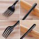 thumbnail image 3 of 100pcs Black Plastic Forks, 3 of 5