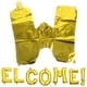 thumbnail image 1 of KAKOWELY 1 juego de globos de letras de bienvenida para decoración de fiesta escolar, globos de aluminio para regreso a clases, 1 of 4