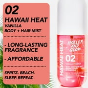 Holler and Glow Hawaii Heat Vanilla Body & Hair Mist, 240ml/8.11 fl oz