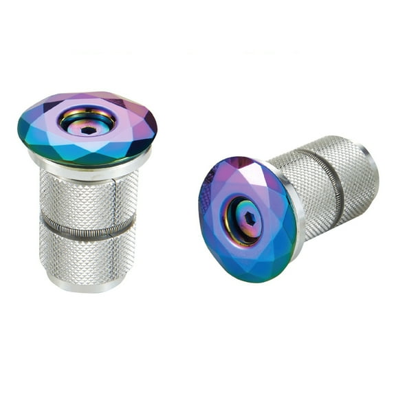Mountain Bike Headset Expander Top Cap Aluminum Alloy Headset Screw 1-1/8" Threadless Fork Steerer Bike Top Bolt Expansion Bolt Gold Titanium Rainbow fit Road Cycling