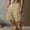 Khaki, variant on Viadha Mens Summer Linen Shorts Solid Casual Summer Shorts Elastic Waist Drawstring 5 Inch Side Split Hem Beach Gym Shorts with Pockets