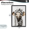 thumbnail image 4 of Stupell Industries Eclectic Squeaky Clean Elephant Black Floating Frame Canvas Art, 17 x 25, by Tina LeCour, 4 of 8