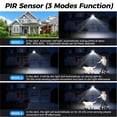 thumbnail image 2 of VOLIVO Solar Lights Outdoor,318LED,5 Modes Split Motion Sensor Outdoor Lights with Remote Control,IP65 Waterproof,180°Wide Angle Outdoor Solar Lights for Yard,Patio,Garden,2 Pack, 2 of 6